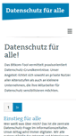 Mobile Screenshot of bitkom-datenschutz.de